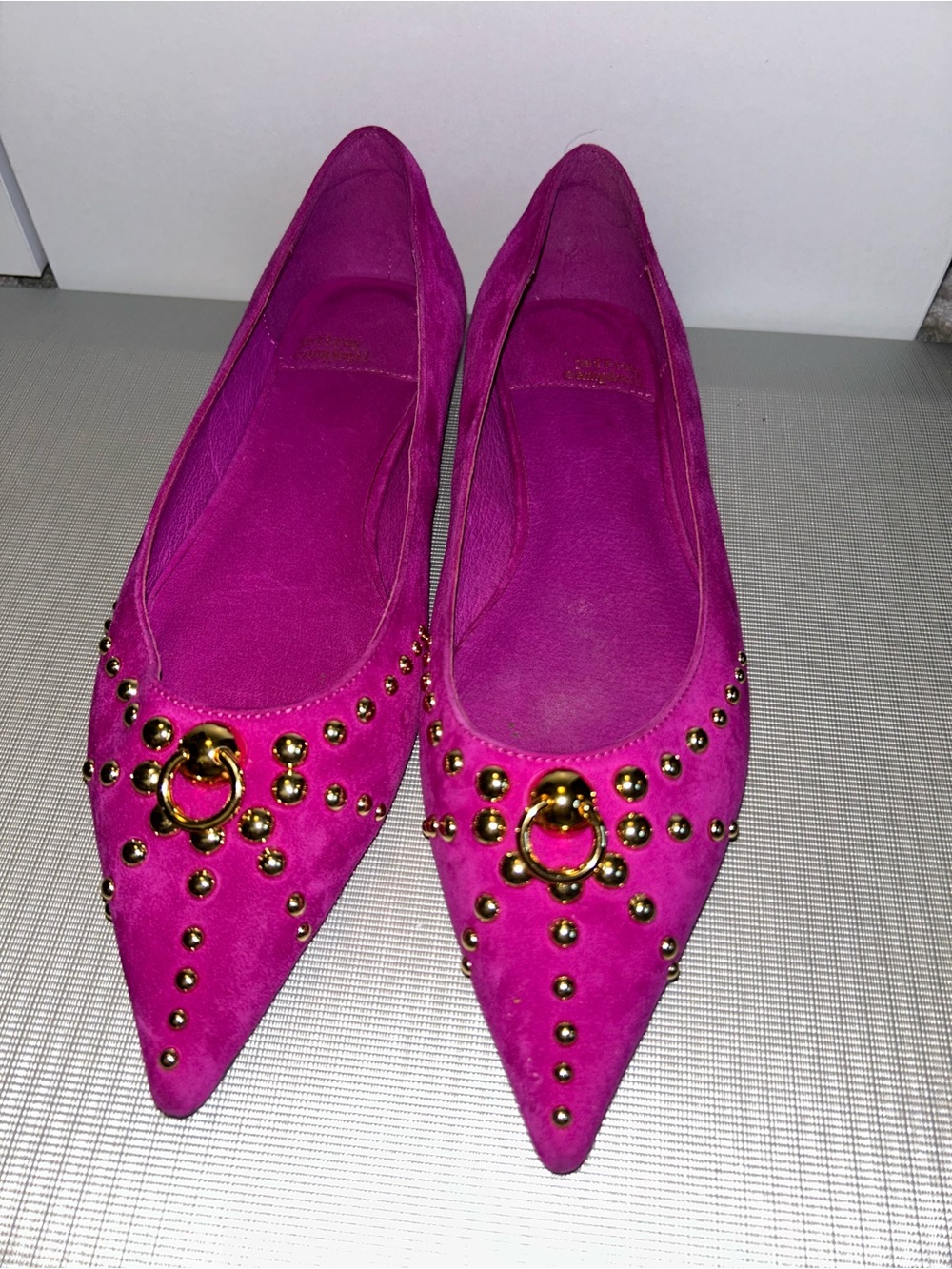 Euc Jeffrey Campbell Appealing Flats with gold studs